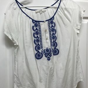 Cotton, embroidered blouse